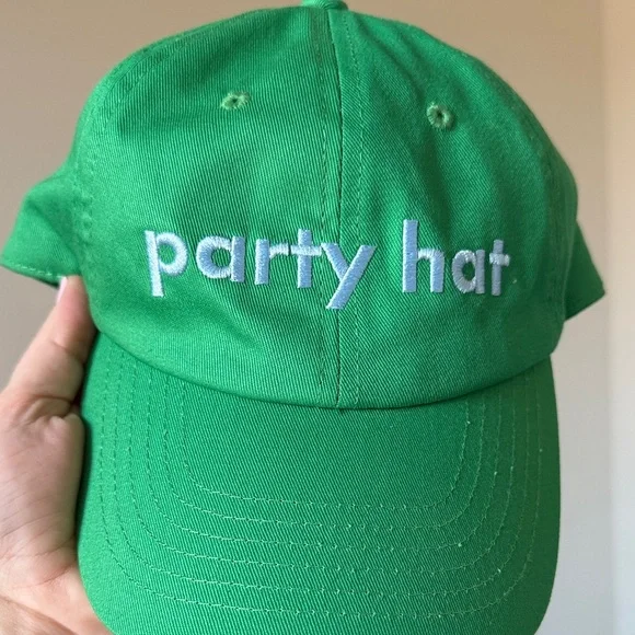 Kate Spade Vibrant Green Party Hat - Picture 1 of 6